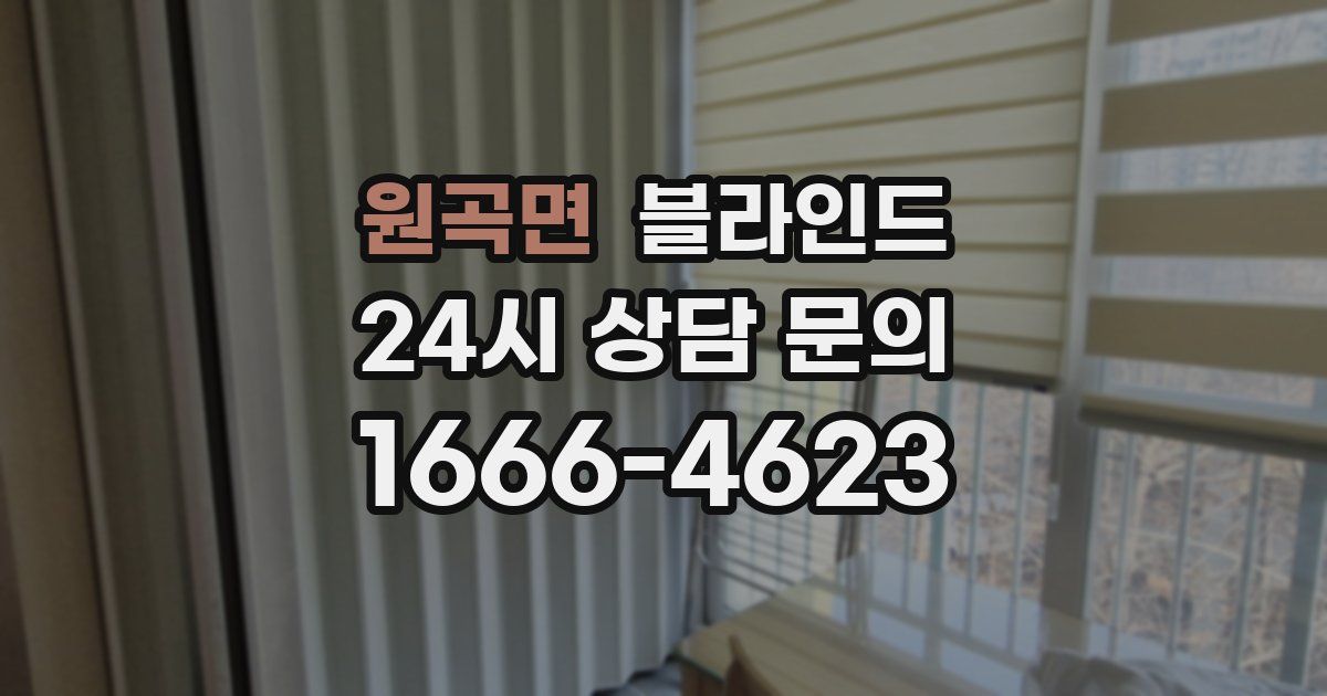 원곡면 블라인드