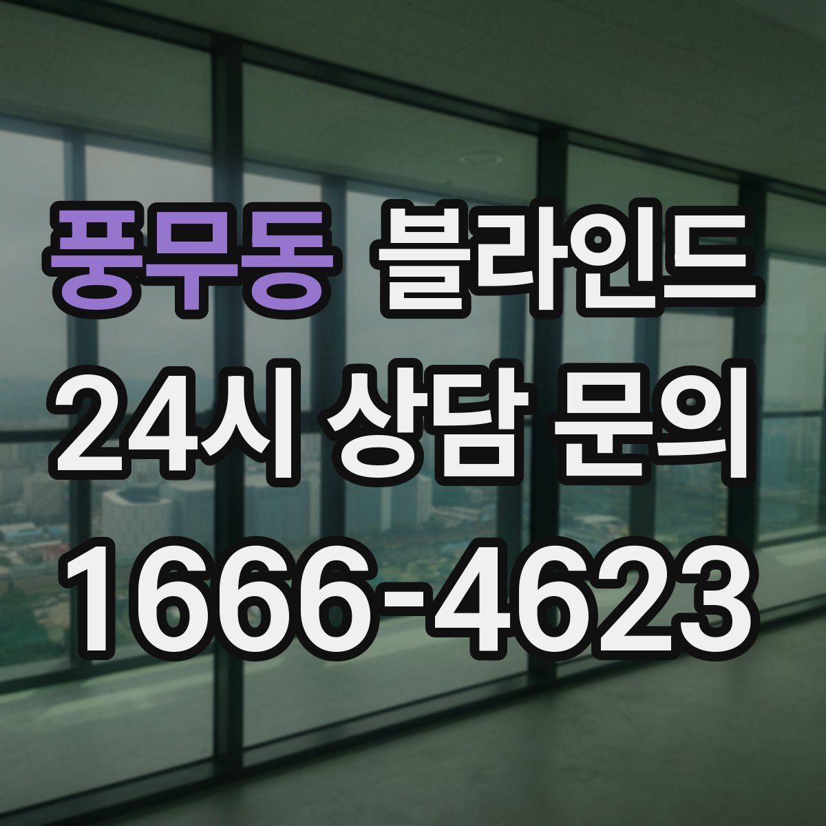 풍무동 블라인드