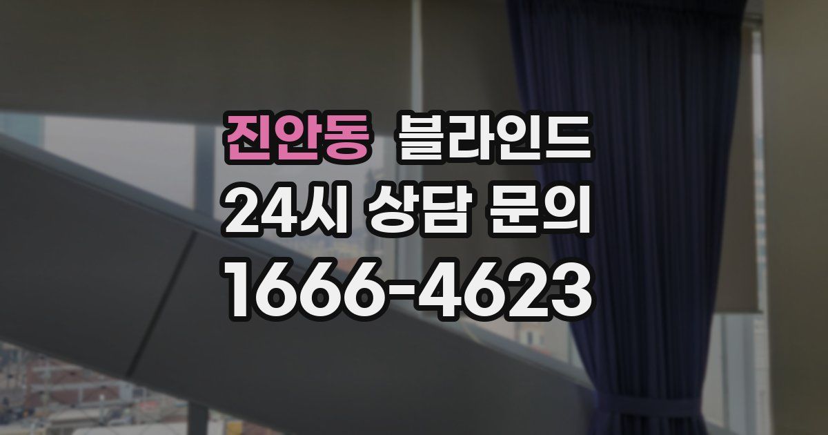 진안동 블라인드
