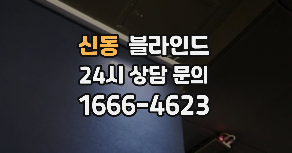 신동 블라인드