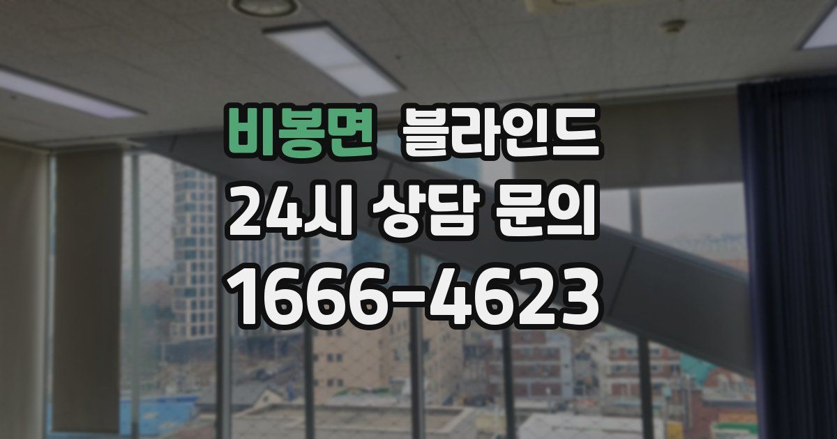 비봉면 블라인드