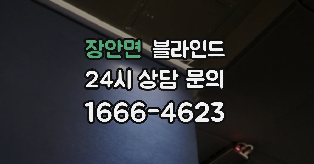 장안면 블라인드