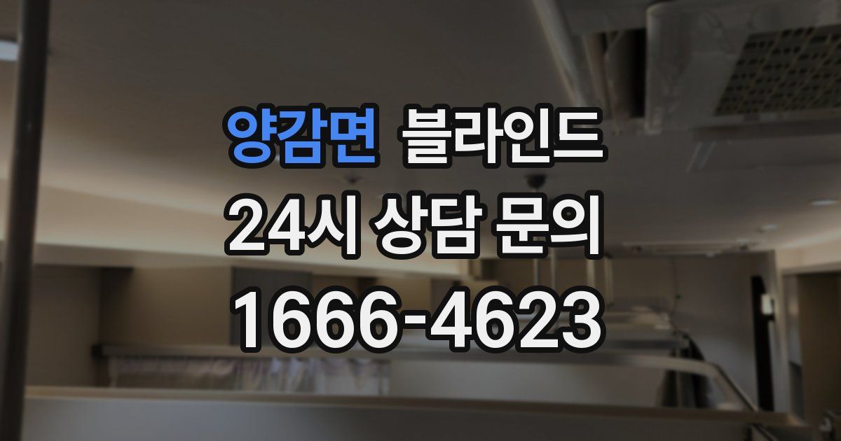 양감면 블라인드