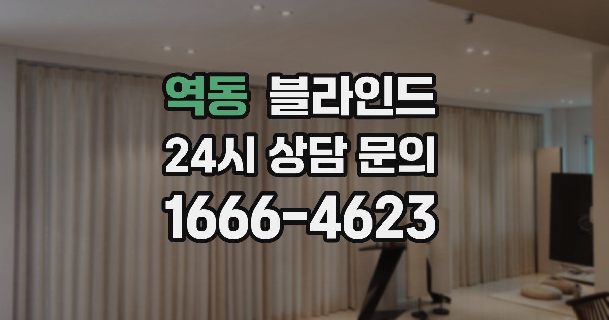 역동 블라인드