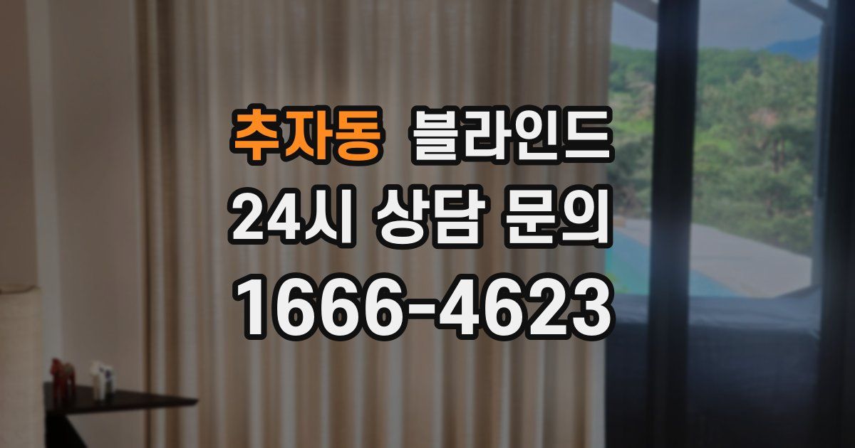 추자동 블라인드