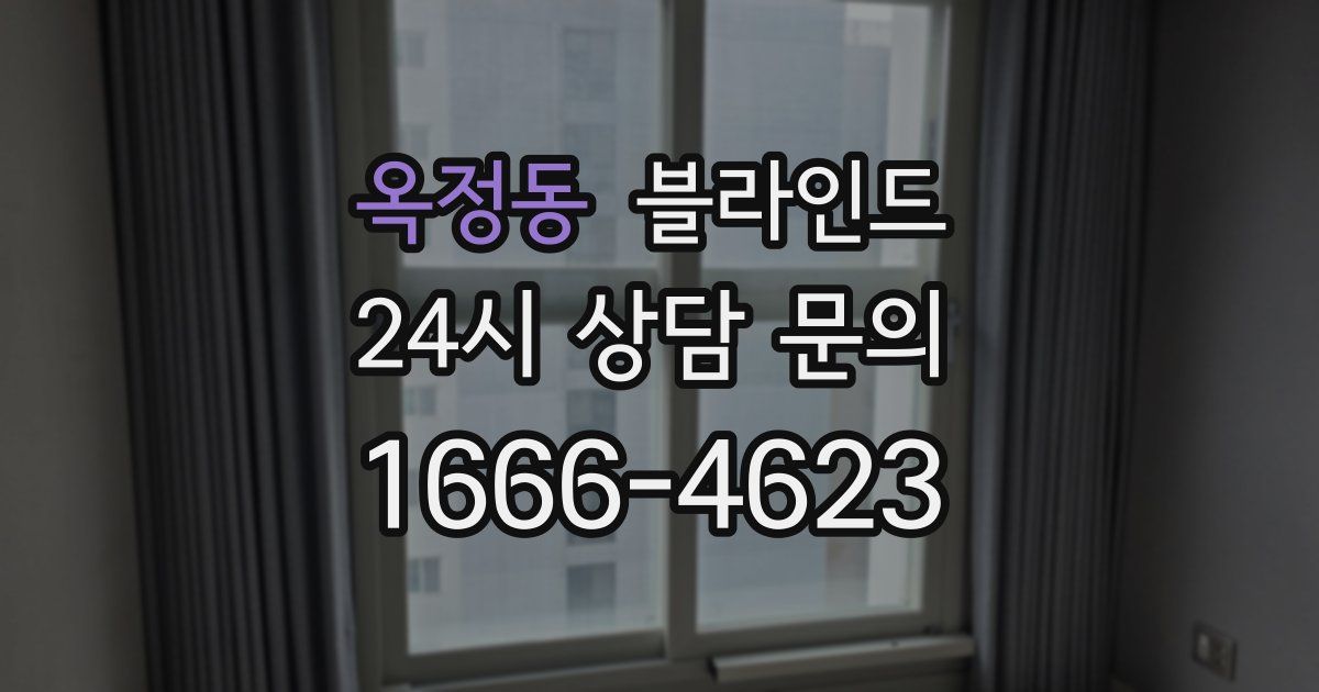 옥정동 블라인드