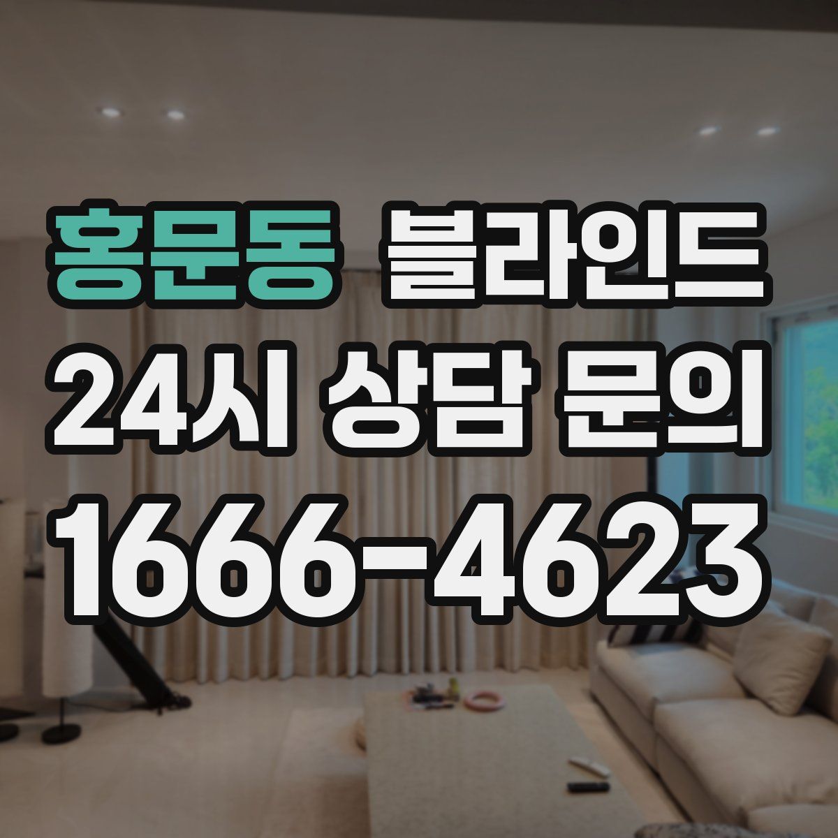 홍문동 블라인드