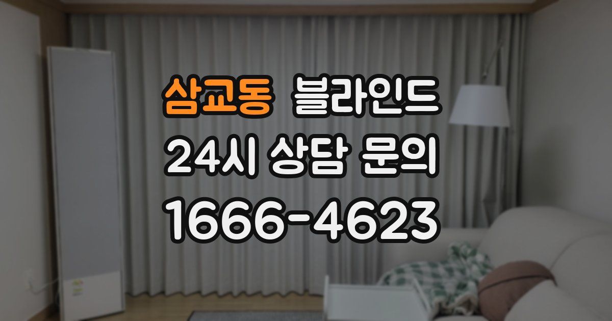 삼교동 블라인드