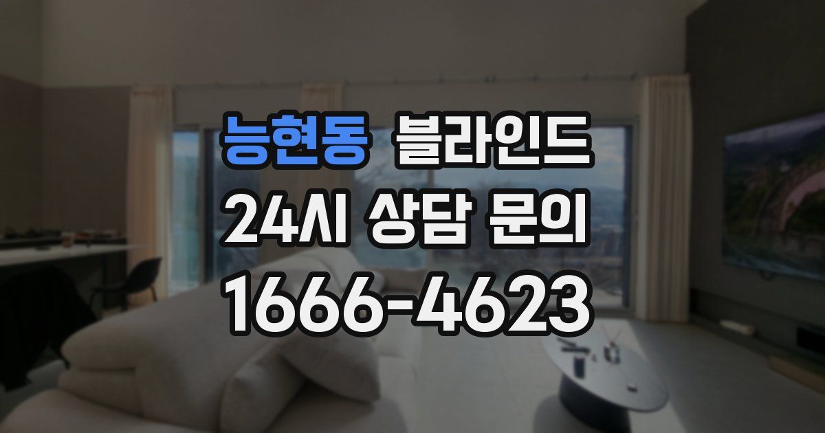 능현동 블라인드