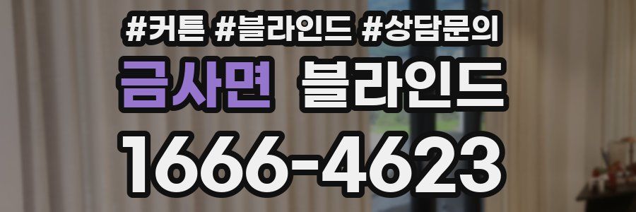 금사면 블라인드