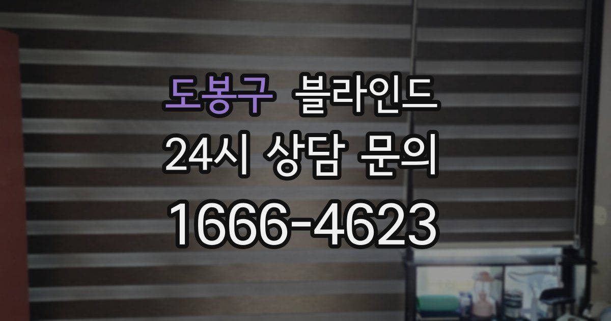 도봉구 블라인드