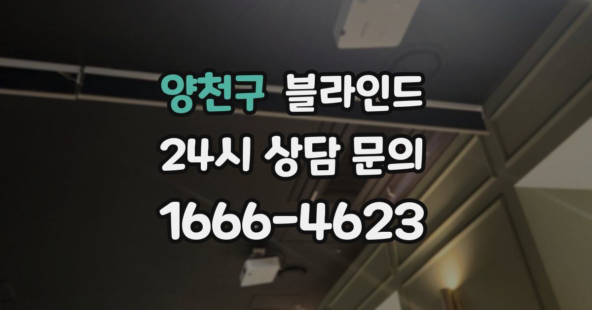 양천구 블라인드
