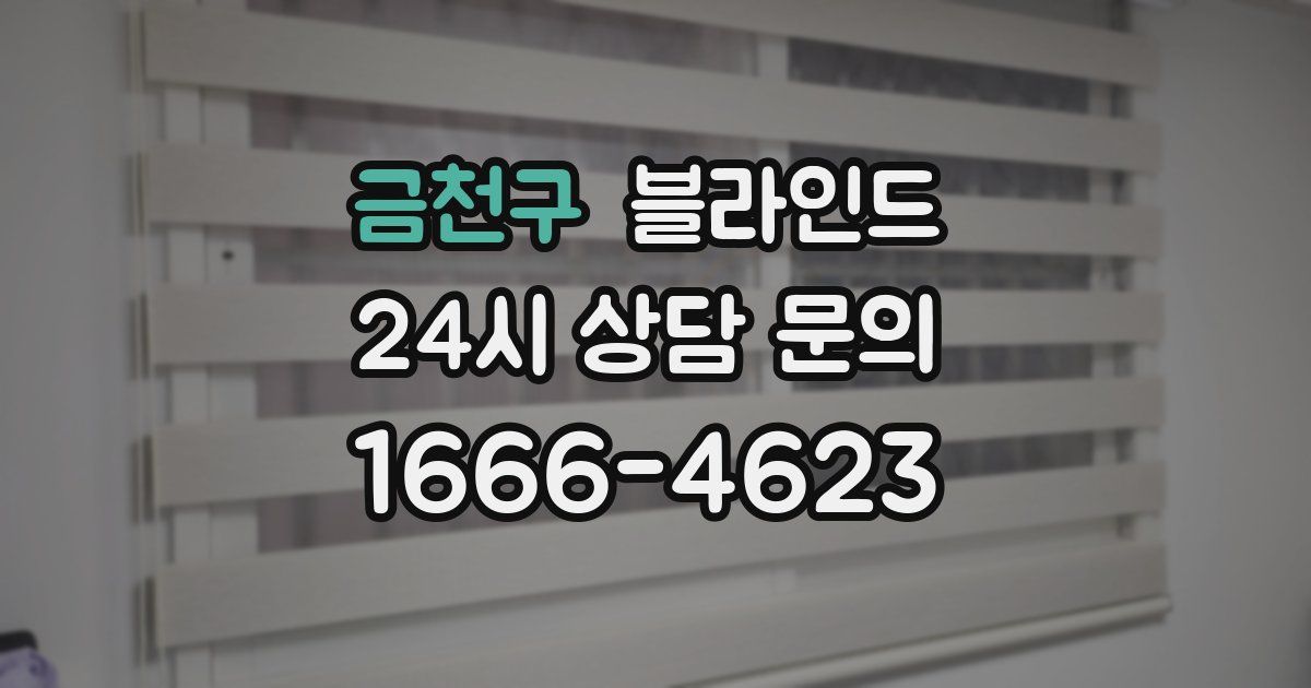 금천구 블라인드