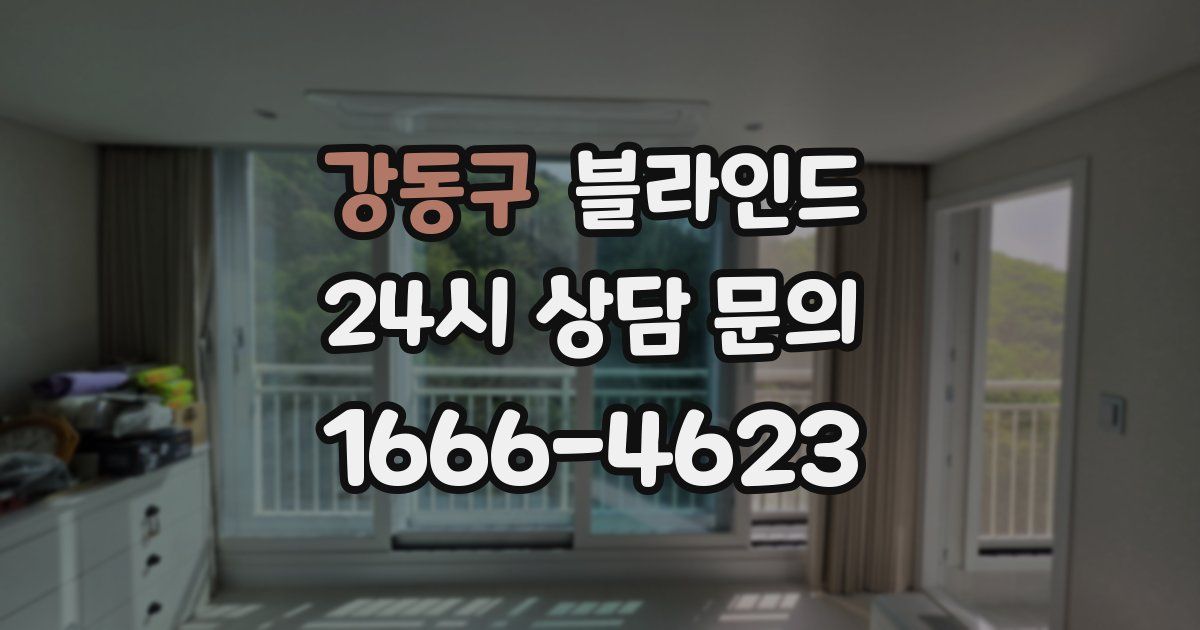 강동구 블라인드