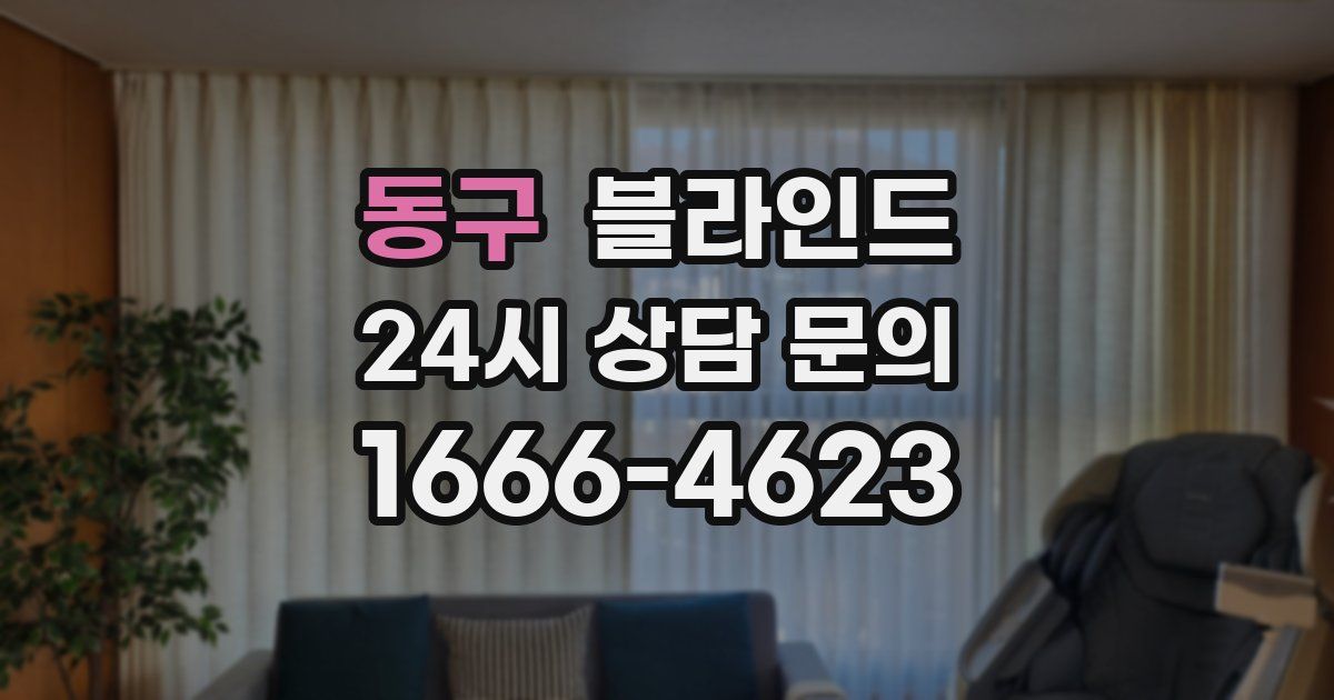 동구 블라인드