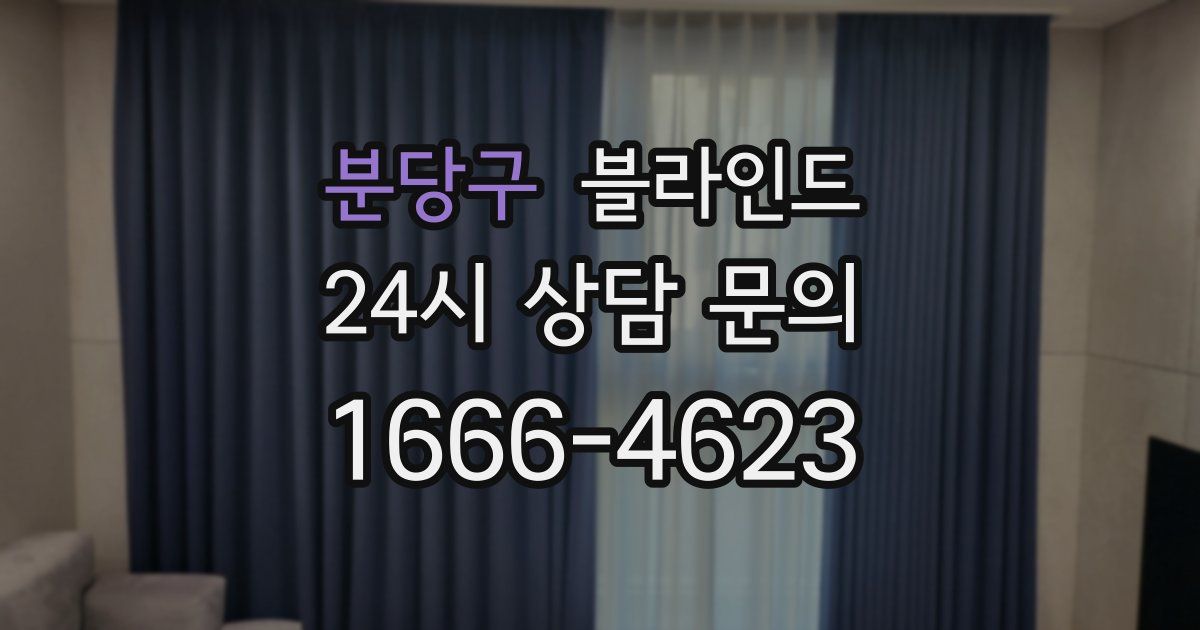 분당구 블라인드