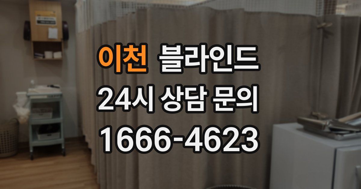 이천 블라인드