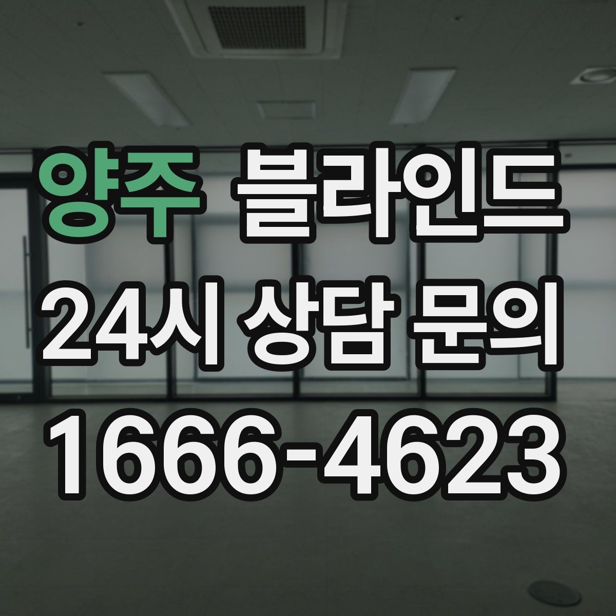 양주 블라인드