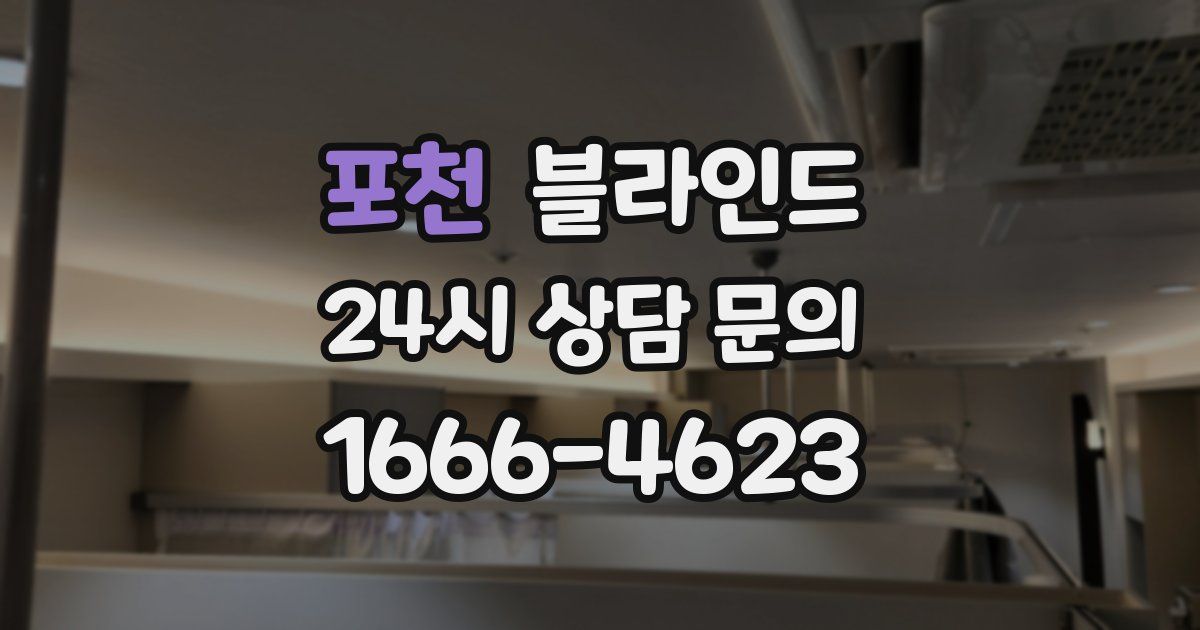 포천 블라인드