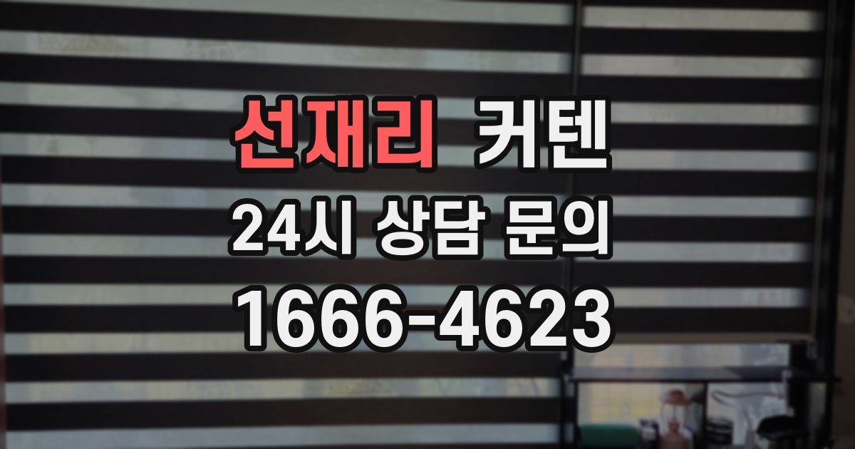 선재리 커텐