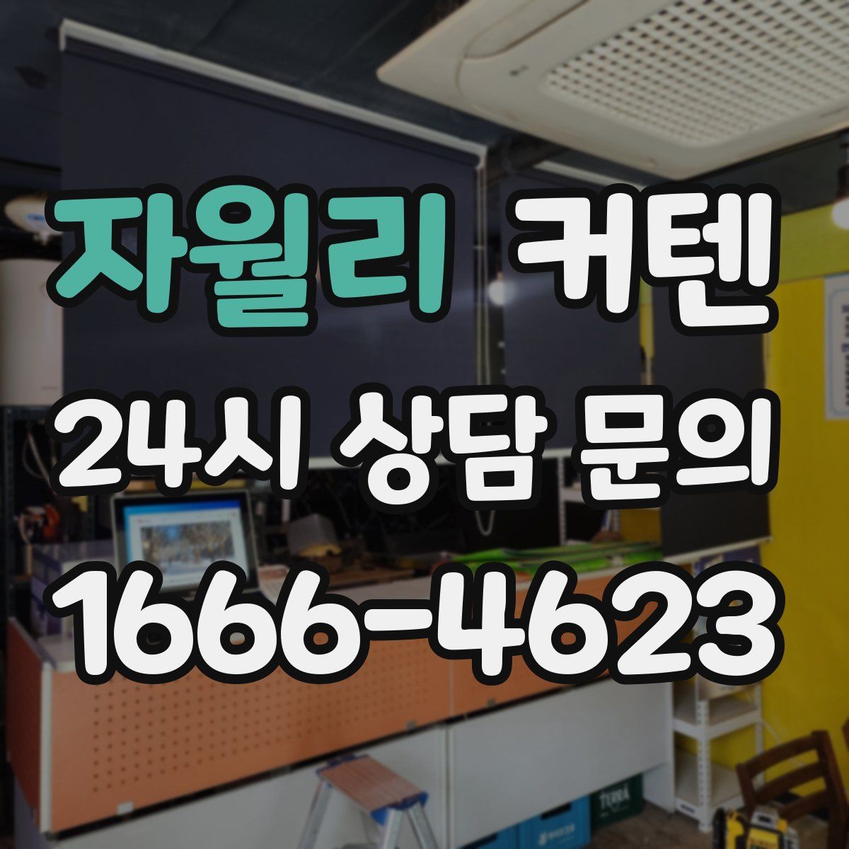 자월리 커텐