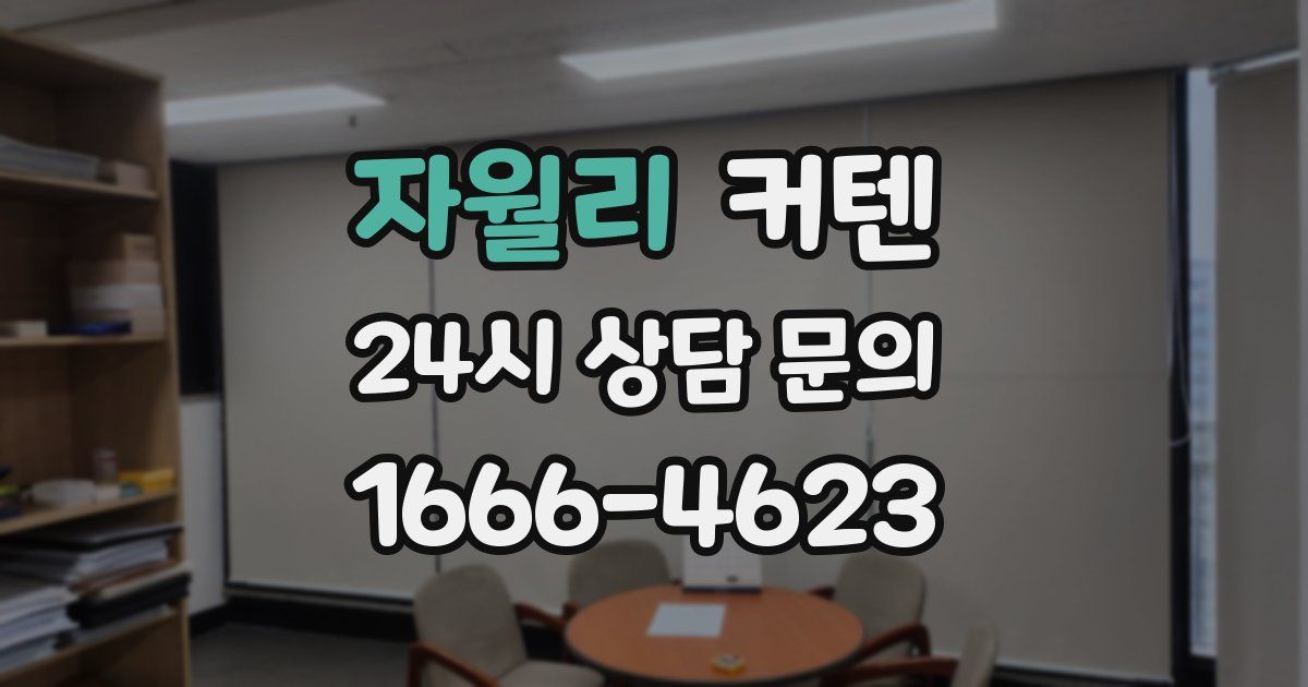 자월리 커텐