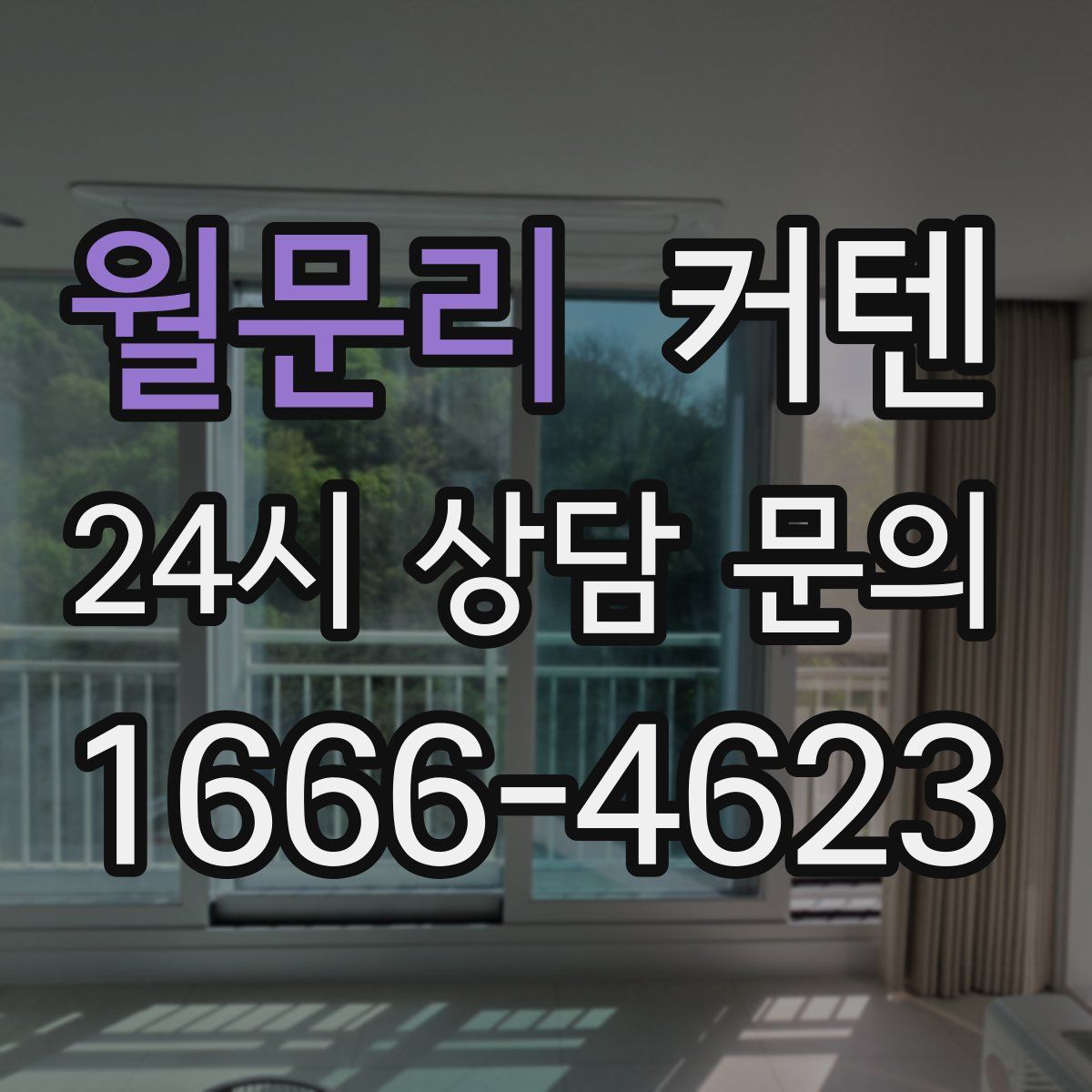 월문리 커텐