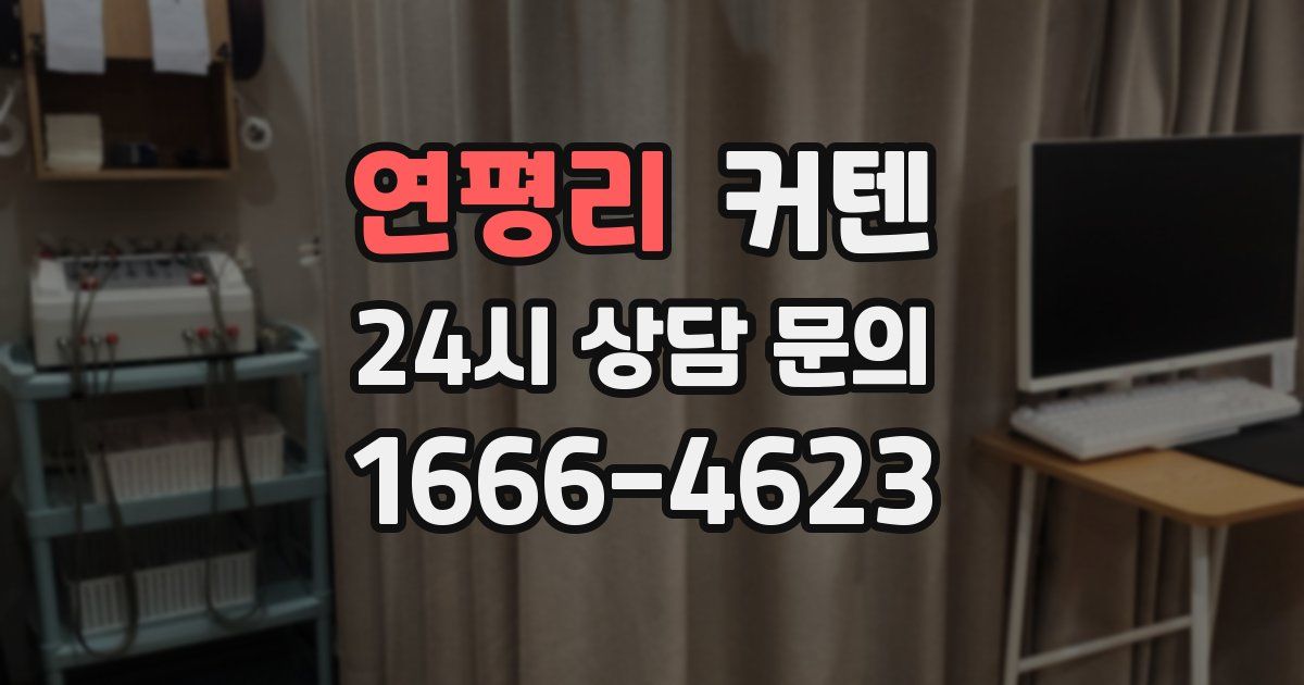 연평리 커텐