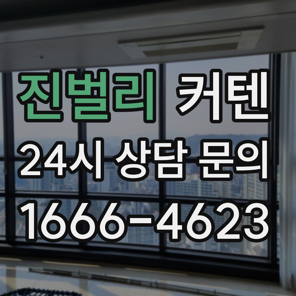 진벌리 커텐