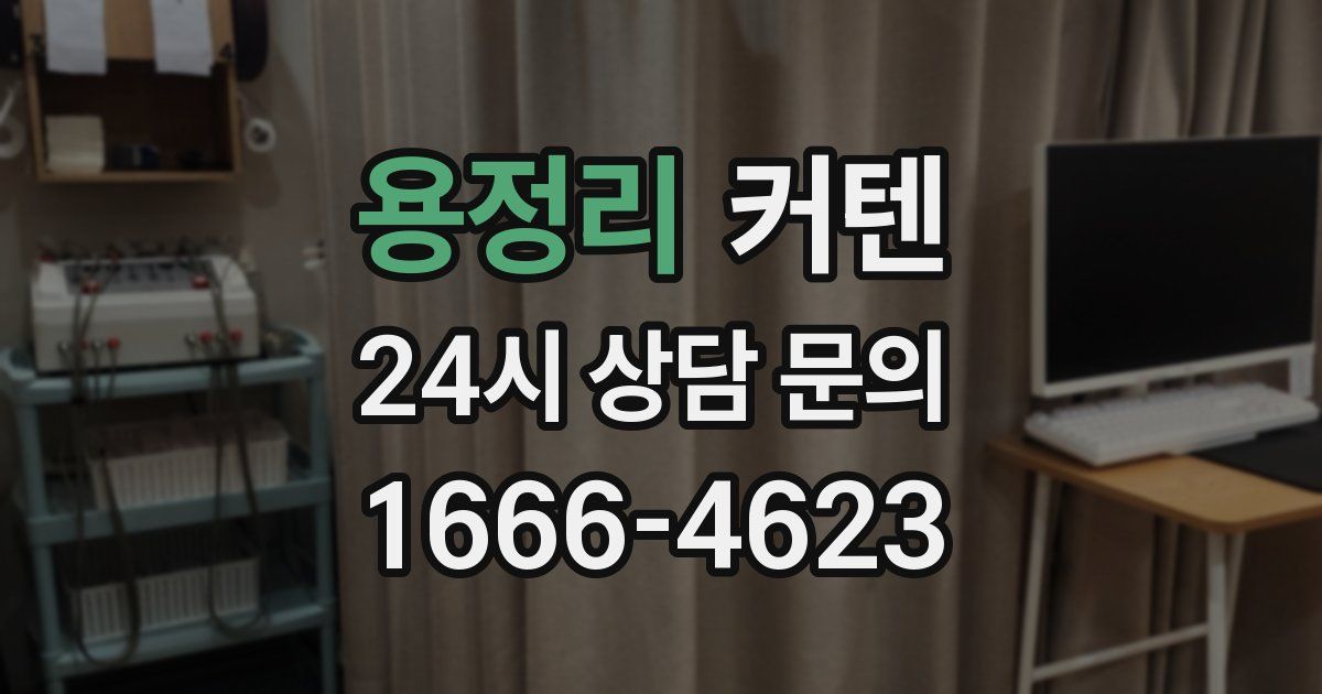 용정리 커텐