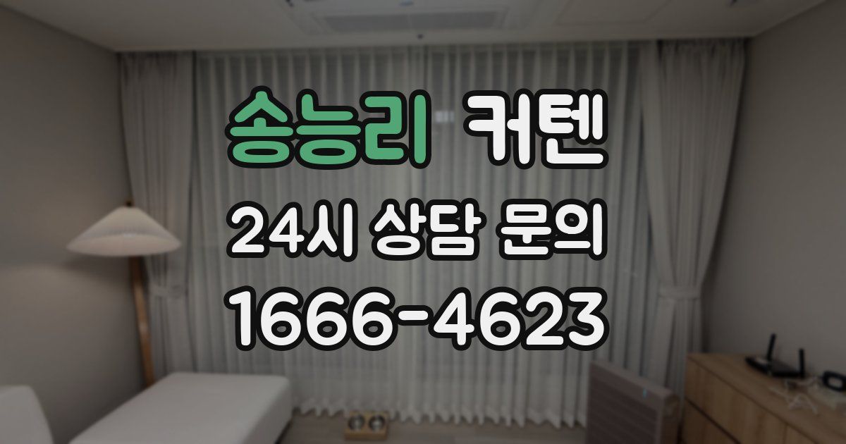 송능리 커텐