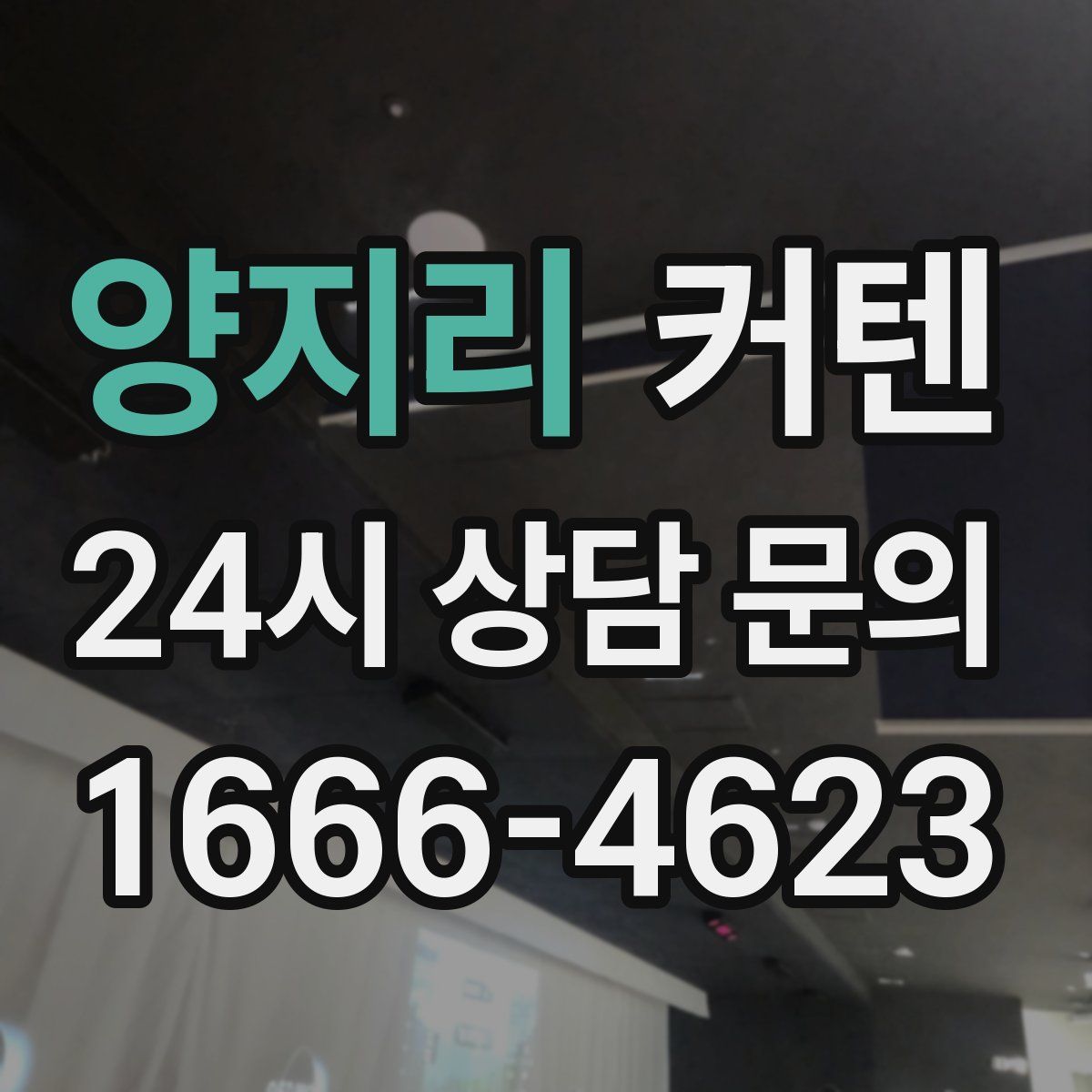양지리 커텐