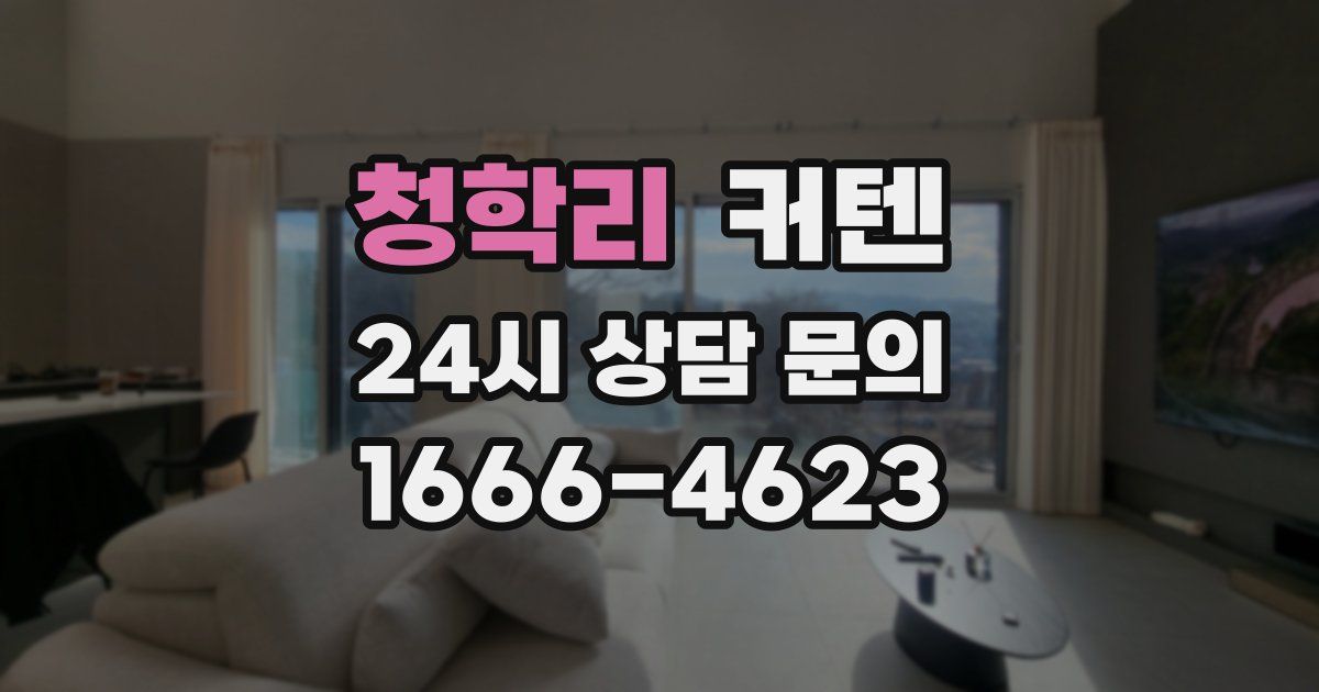 청학리 커텐