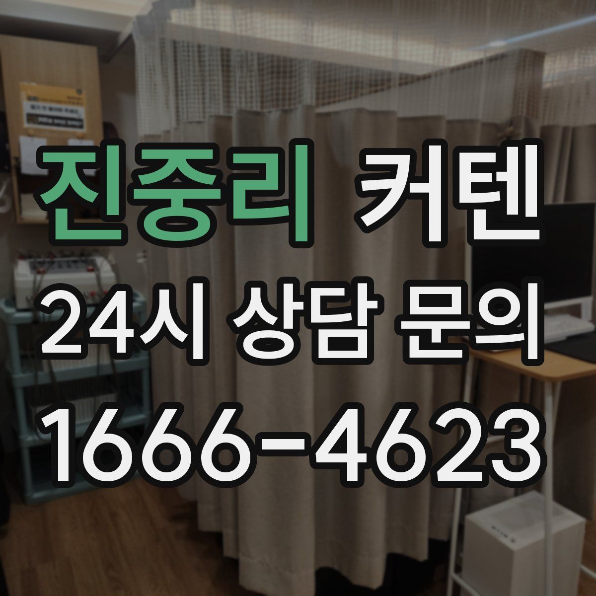 진중리 커텐