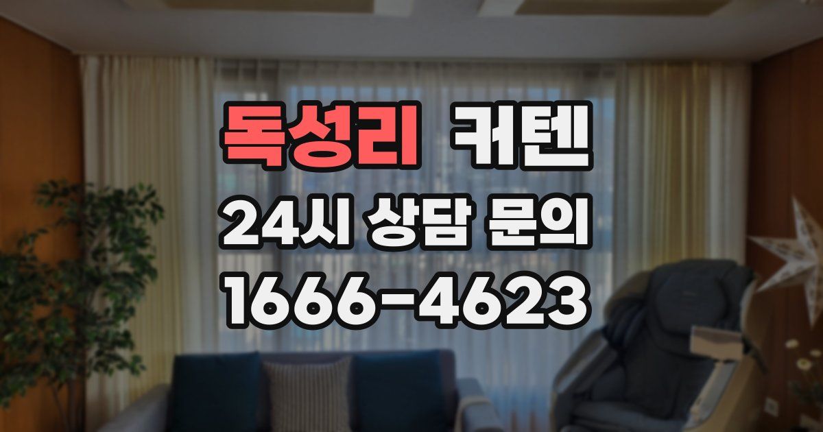 독성리 커텐