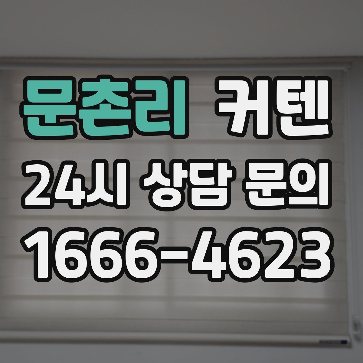 문촌리 커텐