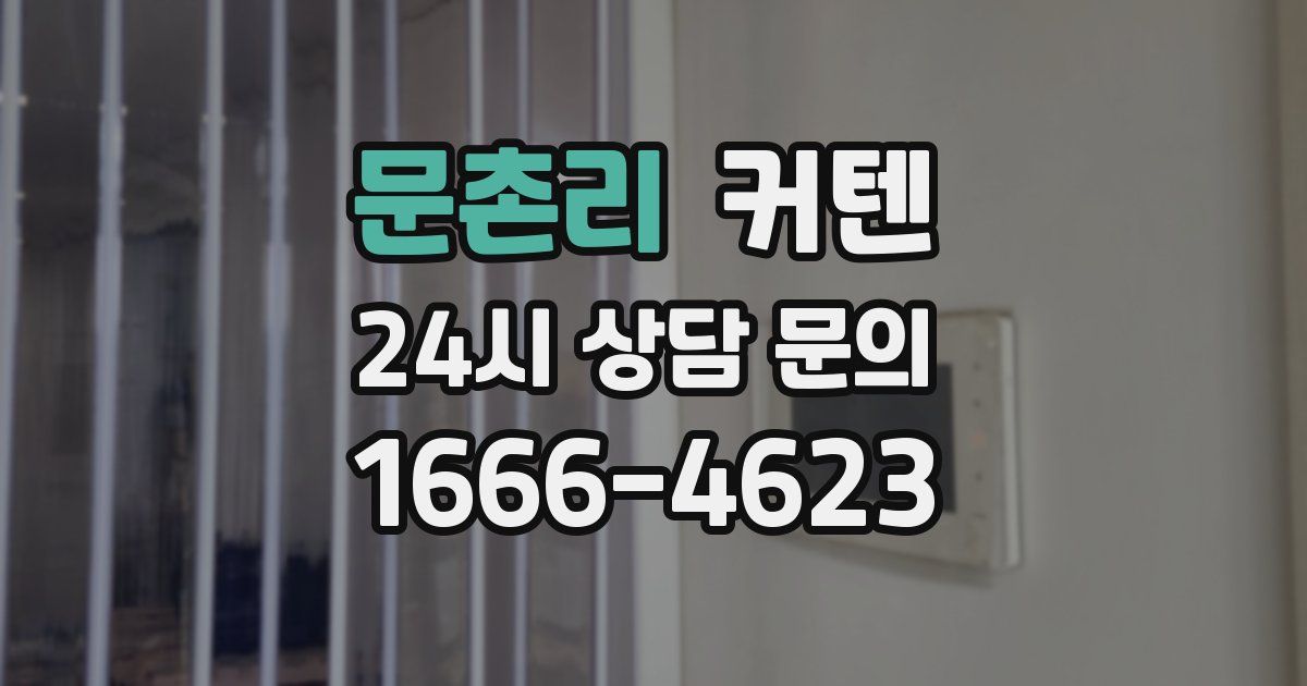 문촌리 커텐