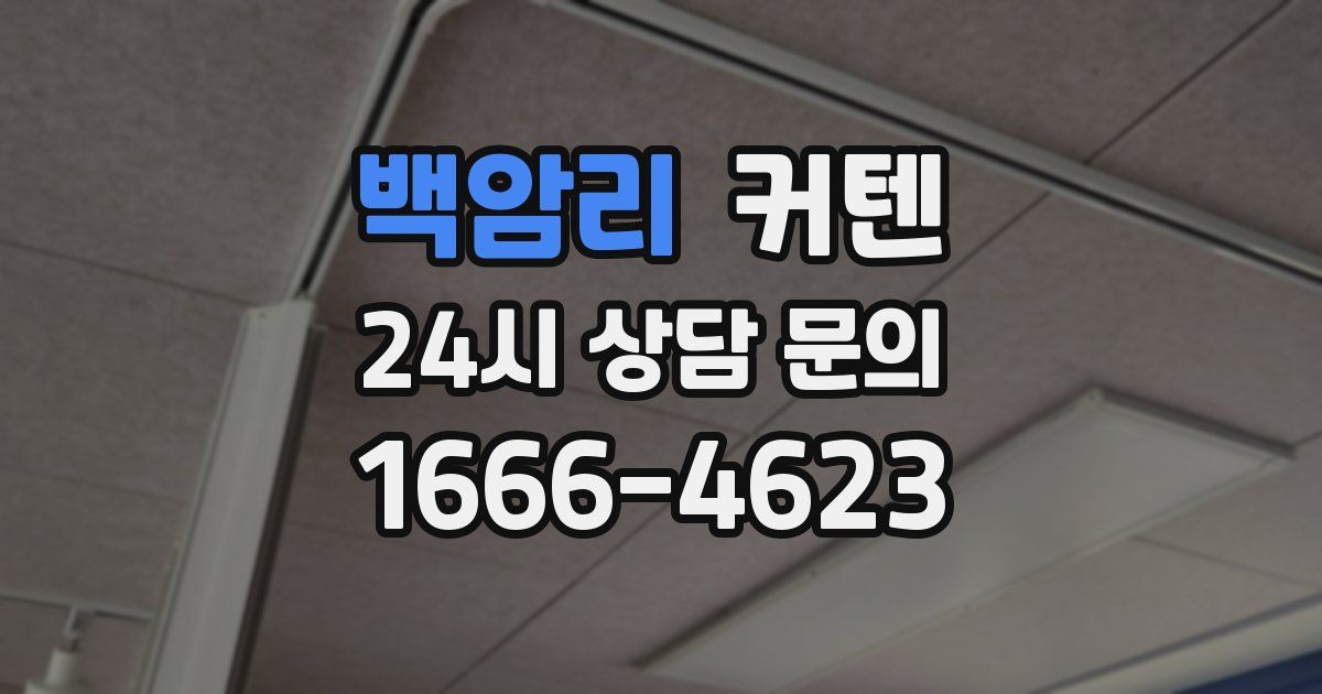 백암리 커텐