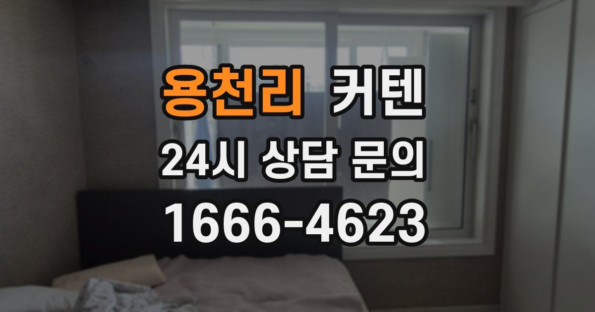 용천리 커텐