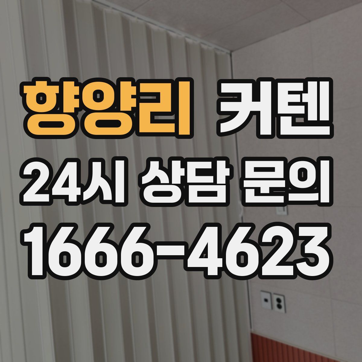 향양리 커텐