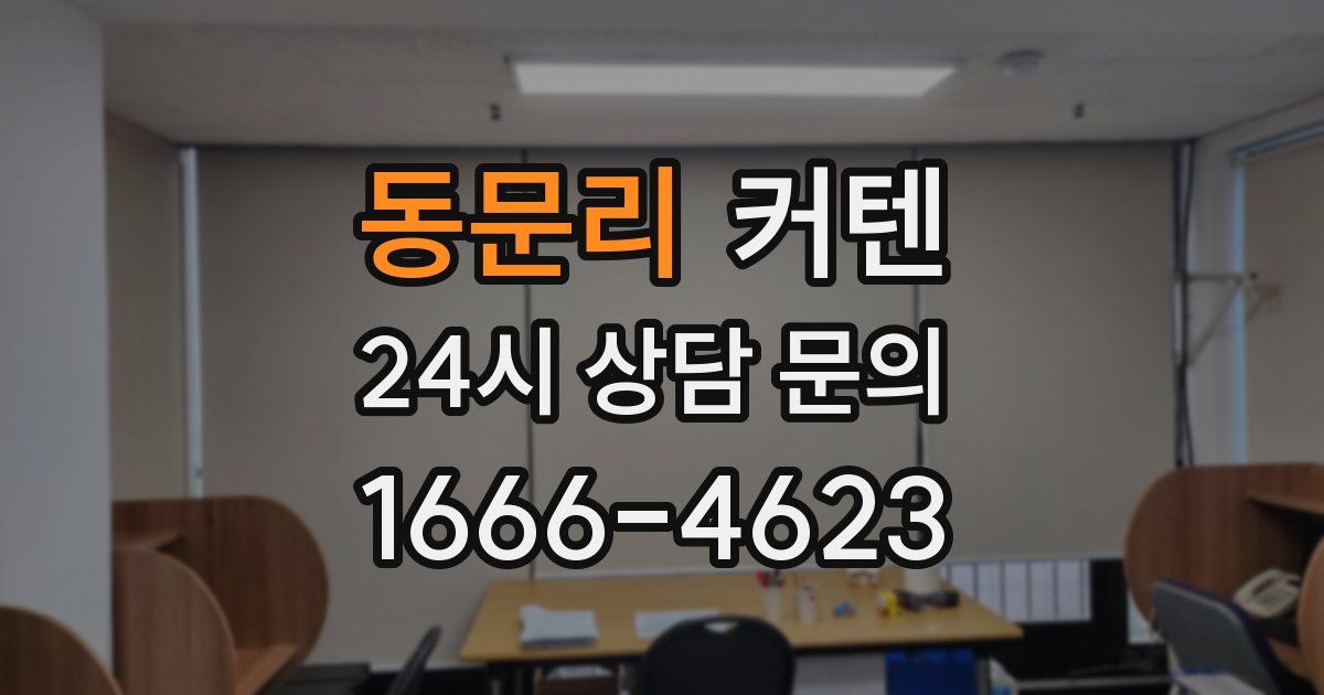 동문리 커텐