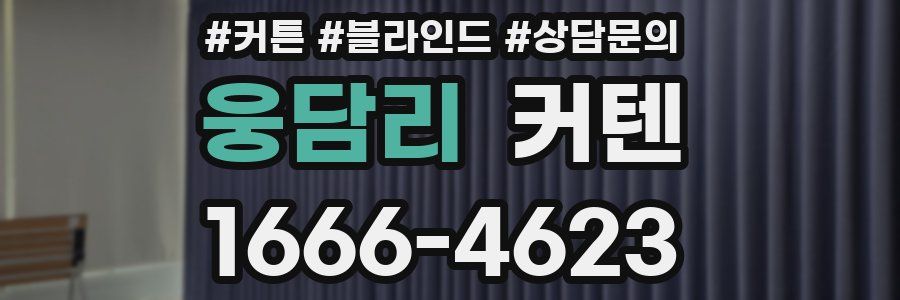 웅담리 커텐