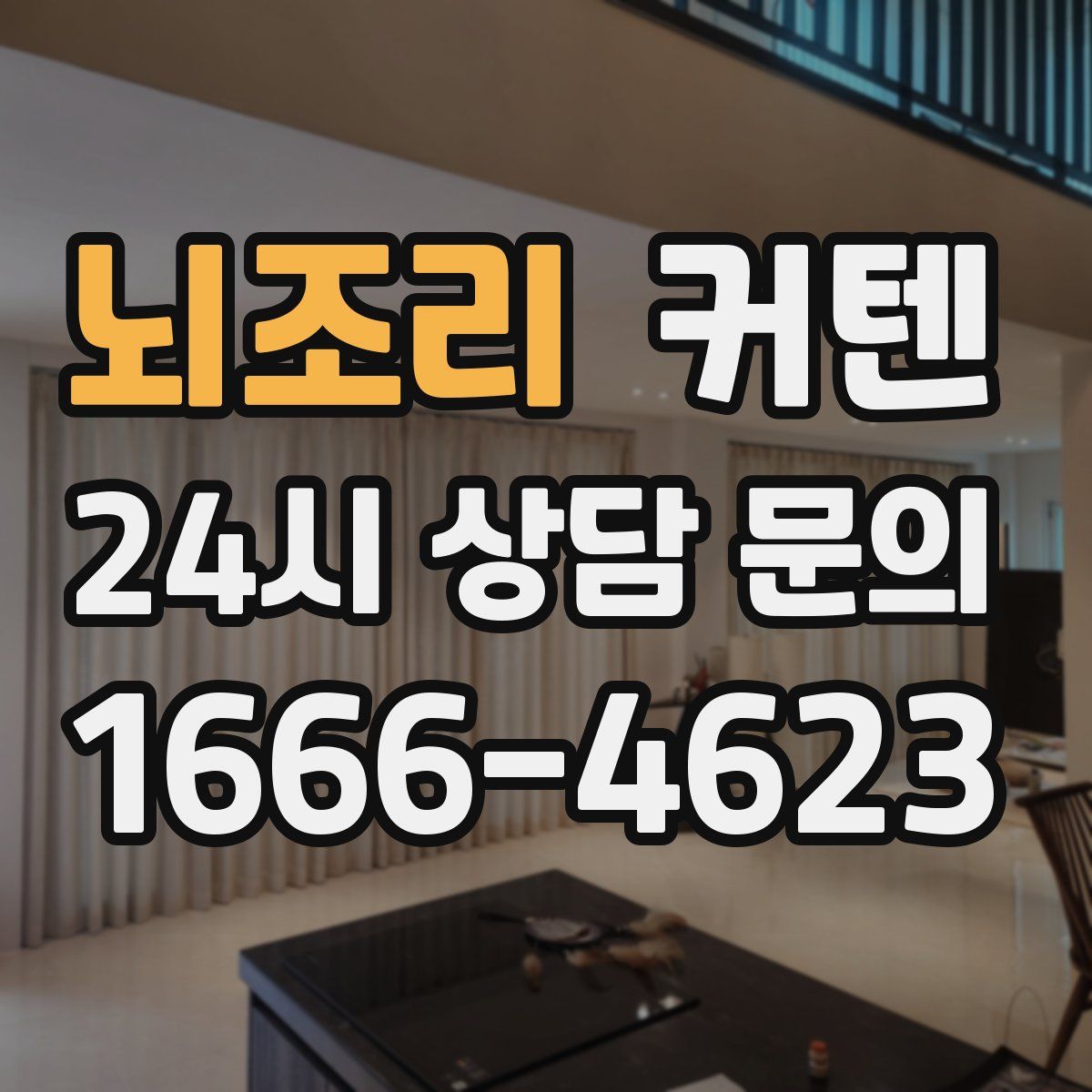 뇌조리 커텐