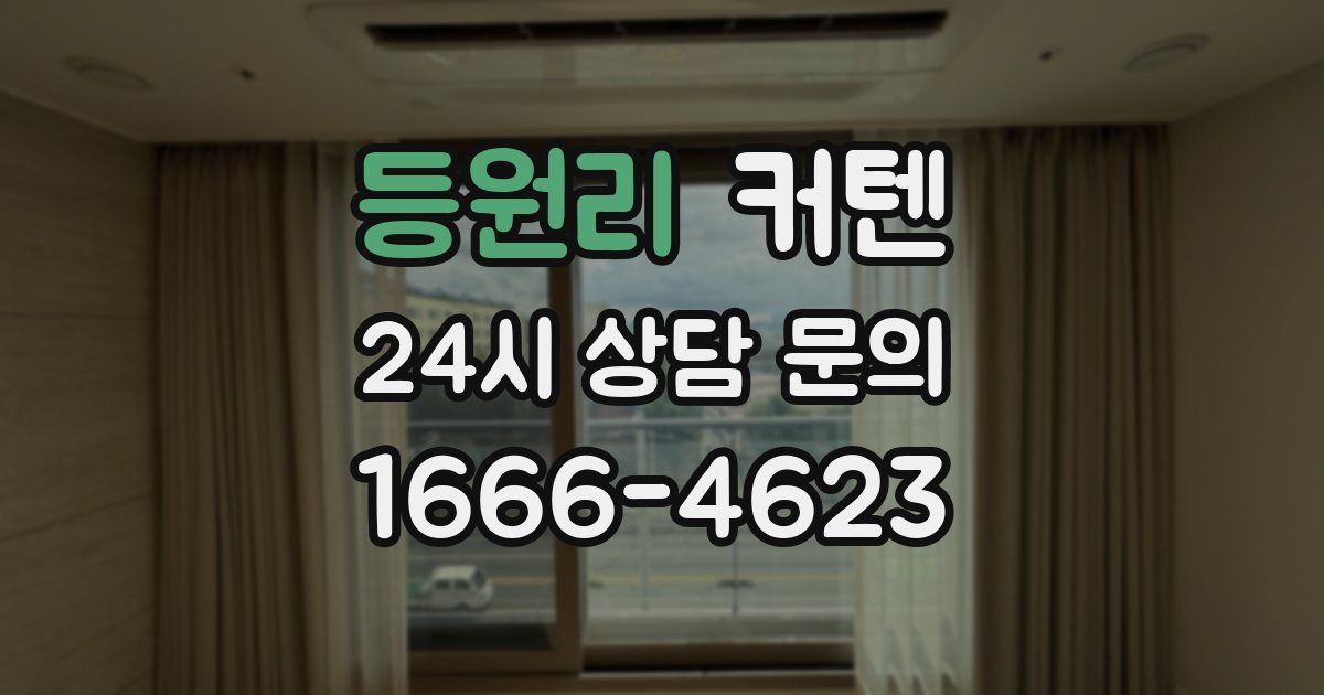 등원리 커텐