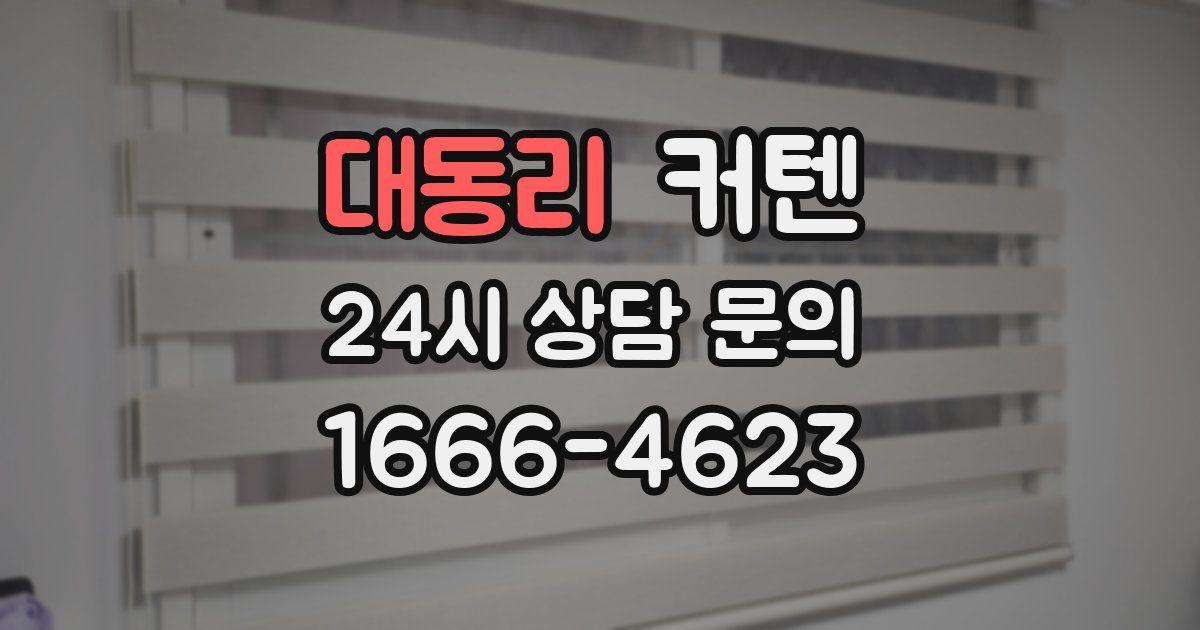 대동리 커텐
