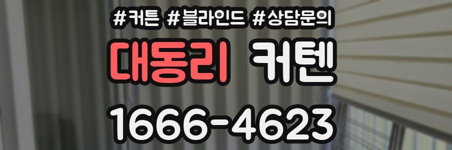 대동리 커텐