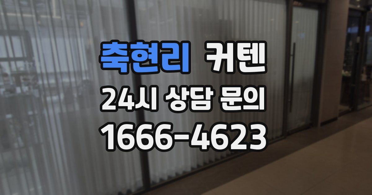 축현리 커텐