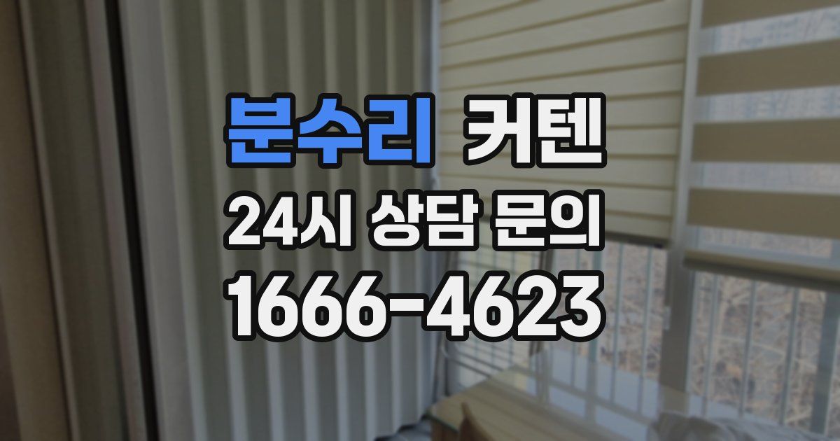 분수리 커텐