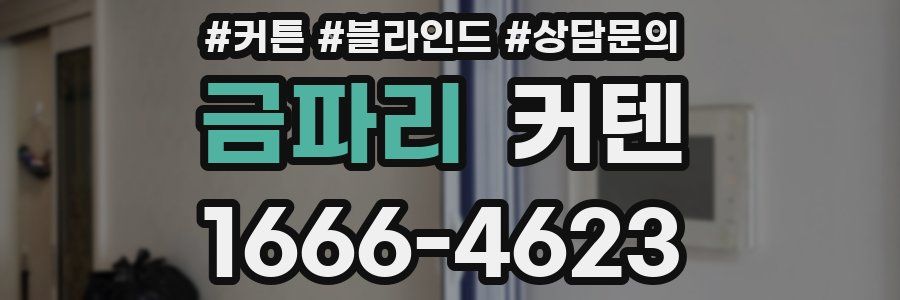 금파리 커텐