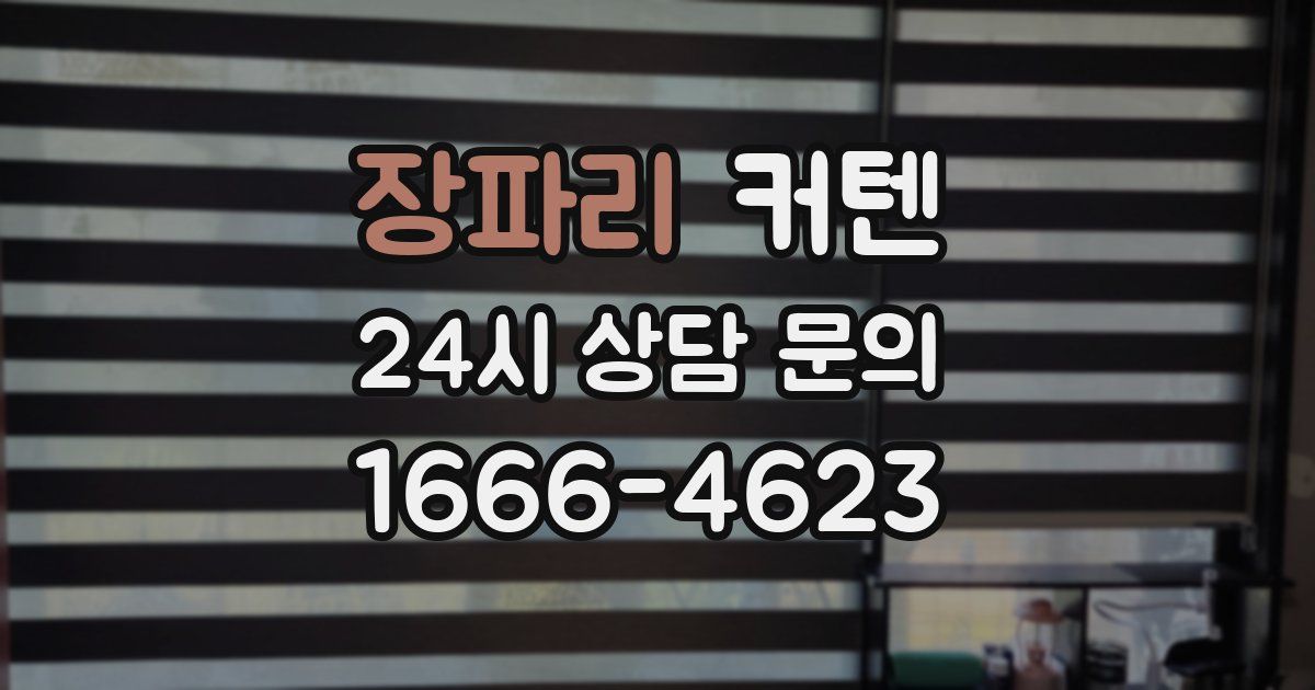 장파리 커텐
